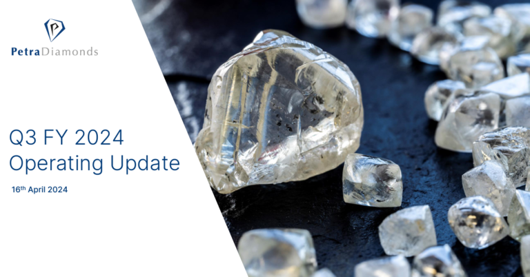 Big Blue Cullinan Diamond: Petra Tender up by 22%!