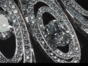 Paris Haute Couture Week sees Graff go Back in Time to 1963 Close-up of a sparkling diamond ring with intricate design.