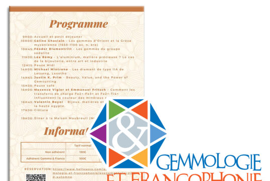 Jardin d’Automne: Gemmologie & Francophonie Announces November Conference in Nantes