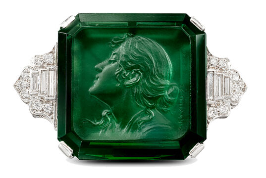Paying Attention to the Details: A.R. Wild, a 1922 Tourmaline — and the Art of “Flat Relief Engraving”